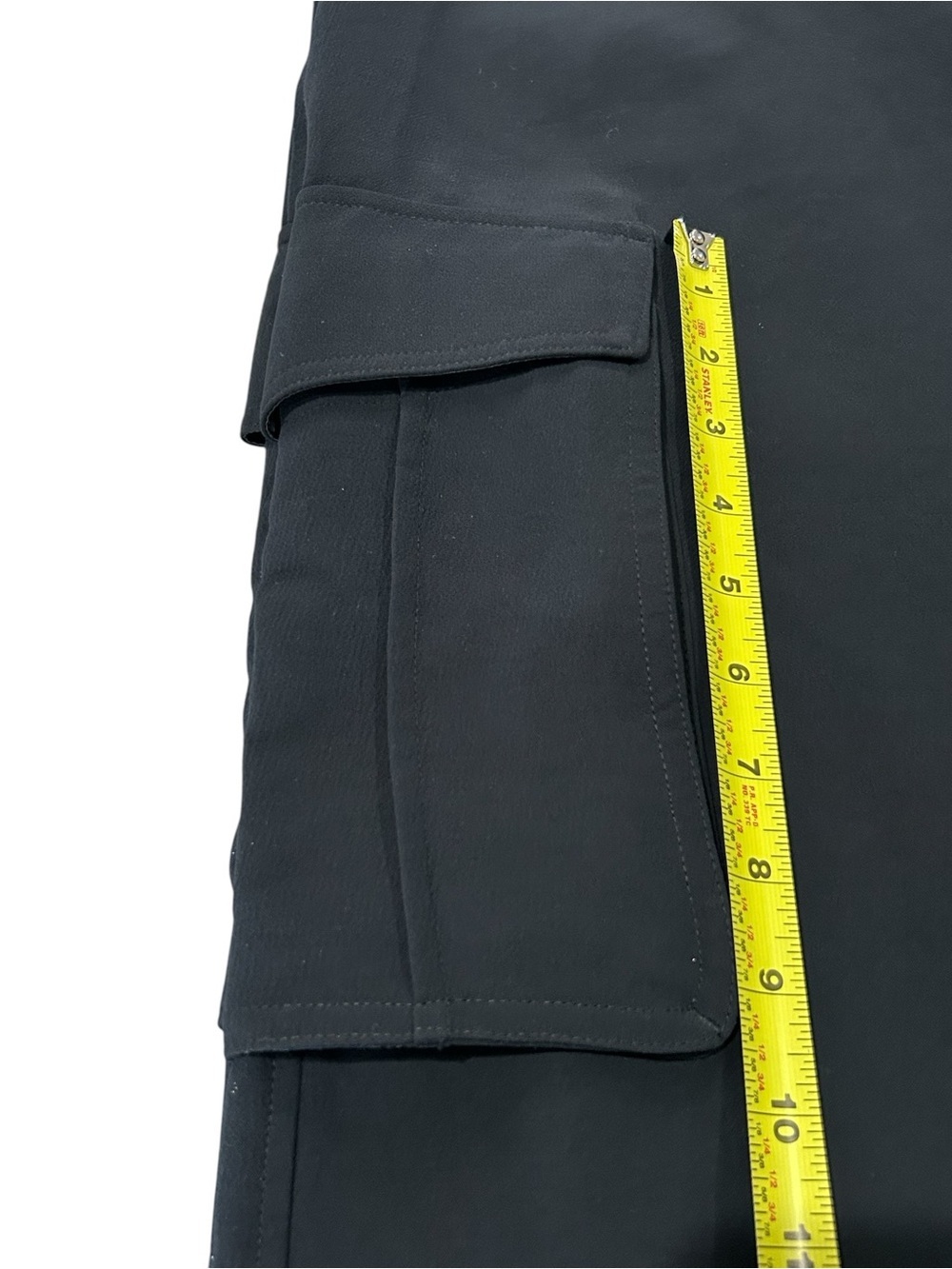 Aritzia Wilfred Bridger Cargo Pant Wide-Leg Trouser In Black Sz 12 Style 113319 - Picture 14 of 16